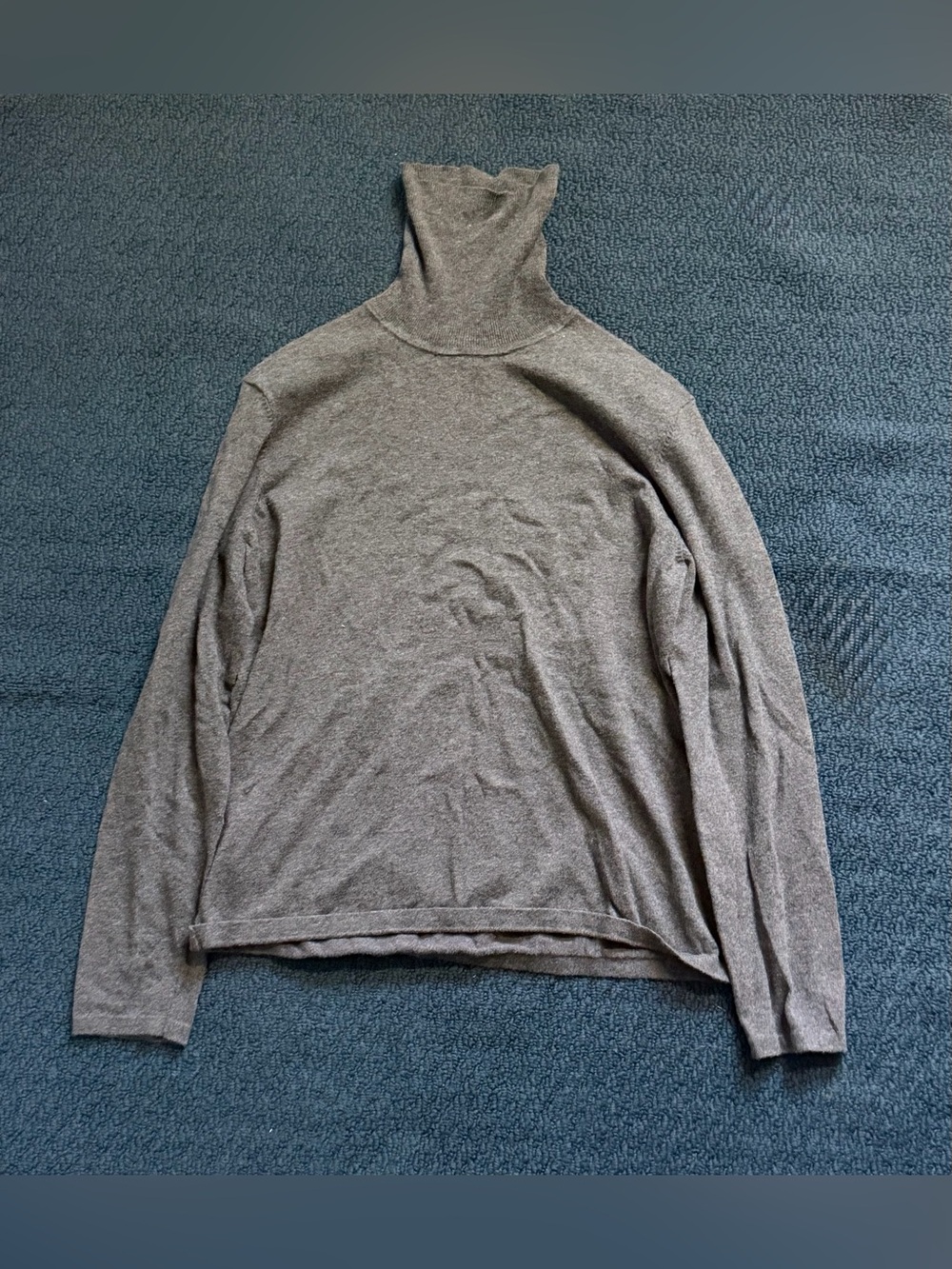 Jones New York Heather Gray Turtleneck Pullover